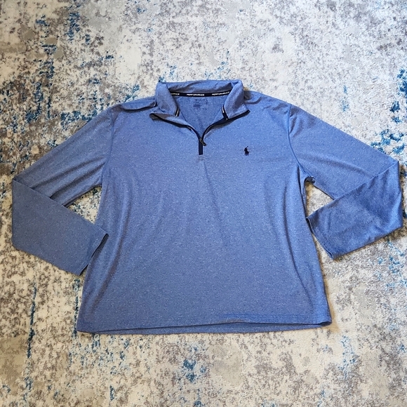 Polo Ralph‎ Lauren Men's Size XL Performance Jersey Quarter Zip Pullover - Picture 1 of 3